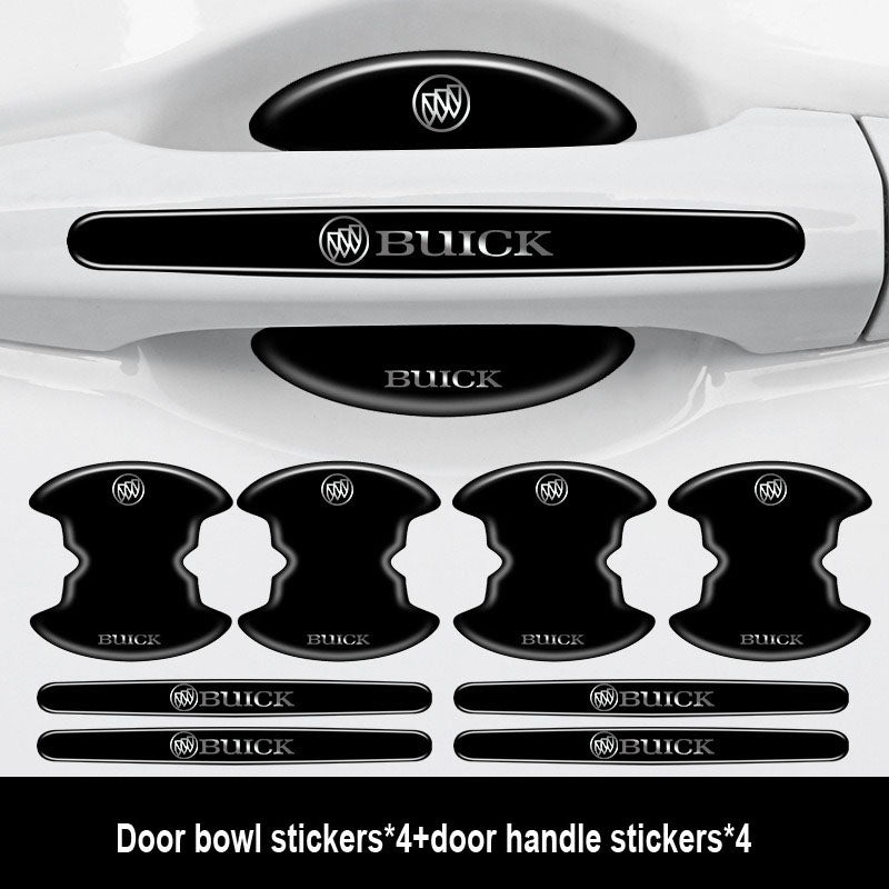Zgoščeno lepilo za avtomobilska vrata z logotipom ✨8 kosov✨-SI