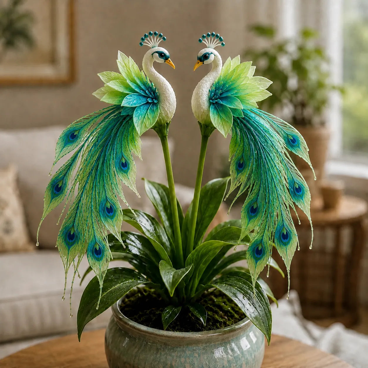 🦚 Čebulice orhidej Peacock – živi dragulj ✨-SI