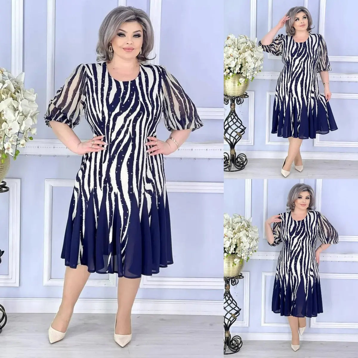[S-5XL]❤️2025 μ. νέο κομψό ανοιξιάτικο φόρεμα-LT 
