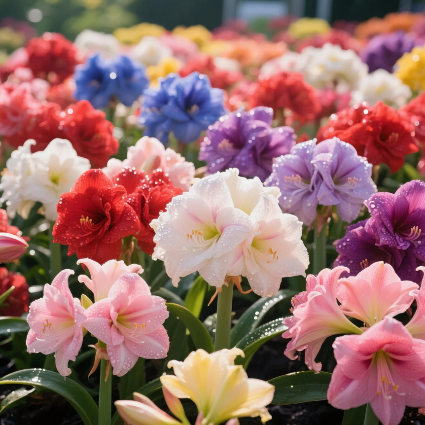 🌺Dvigubos amarilės su gėlių kvapu – žydi per 40 dienų-LT