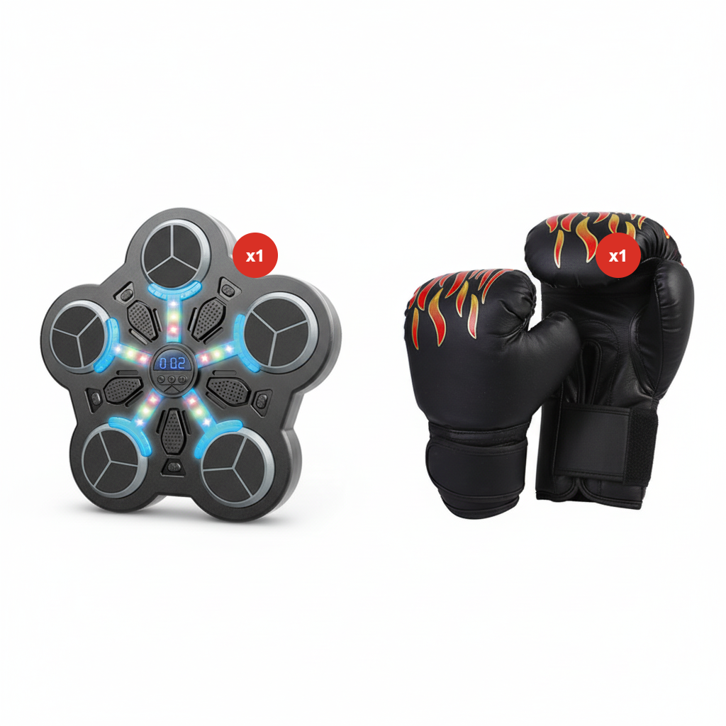 🥊🎶 Bluetooth προπονητής μουσικής πυγμαχίας για παιδιά - απολαύστε τη διασκέδαση και την άσκηση στο σπίτι 🔥✨-SI 