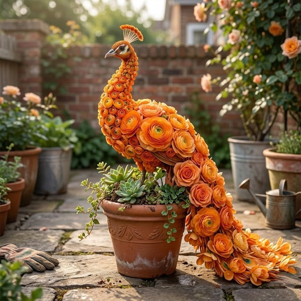 🦚Μαγικά Φυτά! Η Σειρά Εκθαμβωτικών Φτερωτών Λουλουδιών με Παγώνι✨-GR