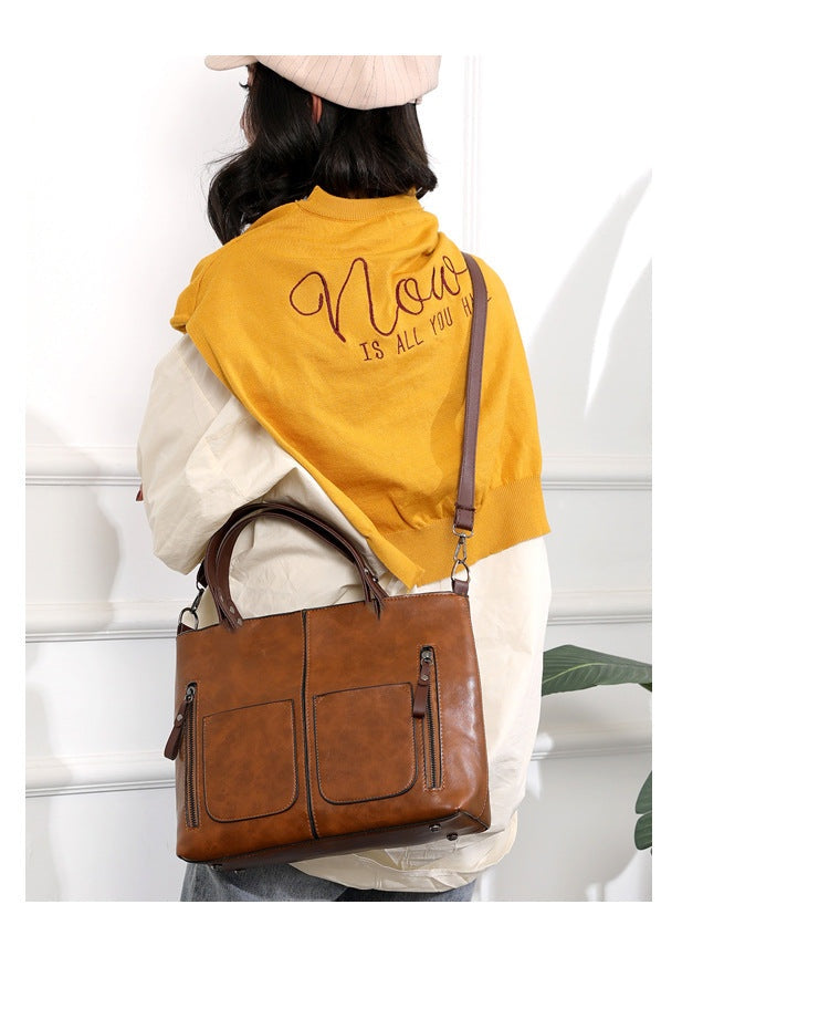 👜 Γυναικεία vintage odinis pečių kőpőkys-LT