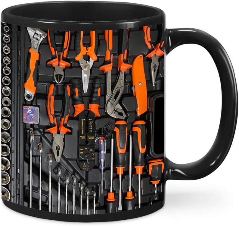 ⚡RAZPRODAJA NA KIBERNETSKI PONEDELJEK🔧⚡Vrček z orodjem za mehanike🍵-SI