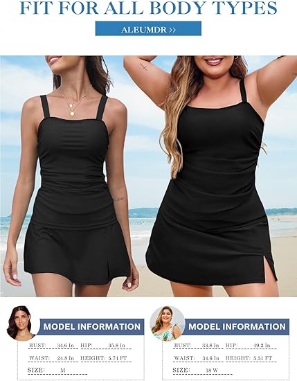 🔥👙Γυναικεία tankini δύο τεμαχίων maudymosi kostiumėliai su pilvuką lienninančiu efectu-LT