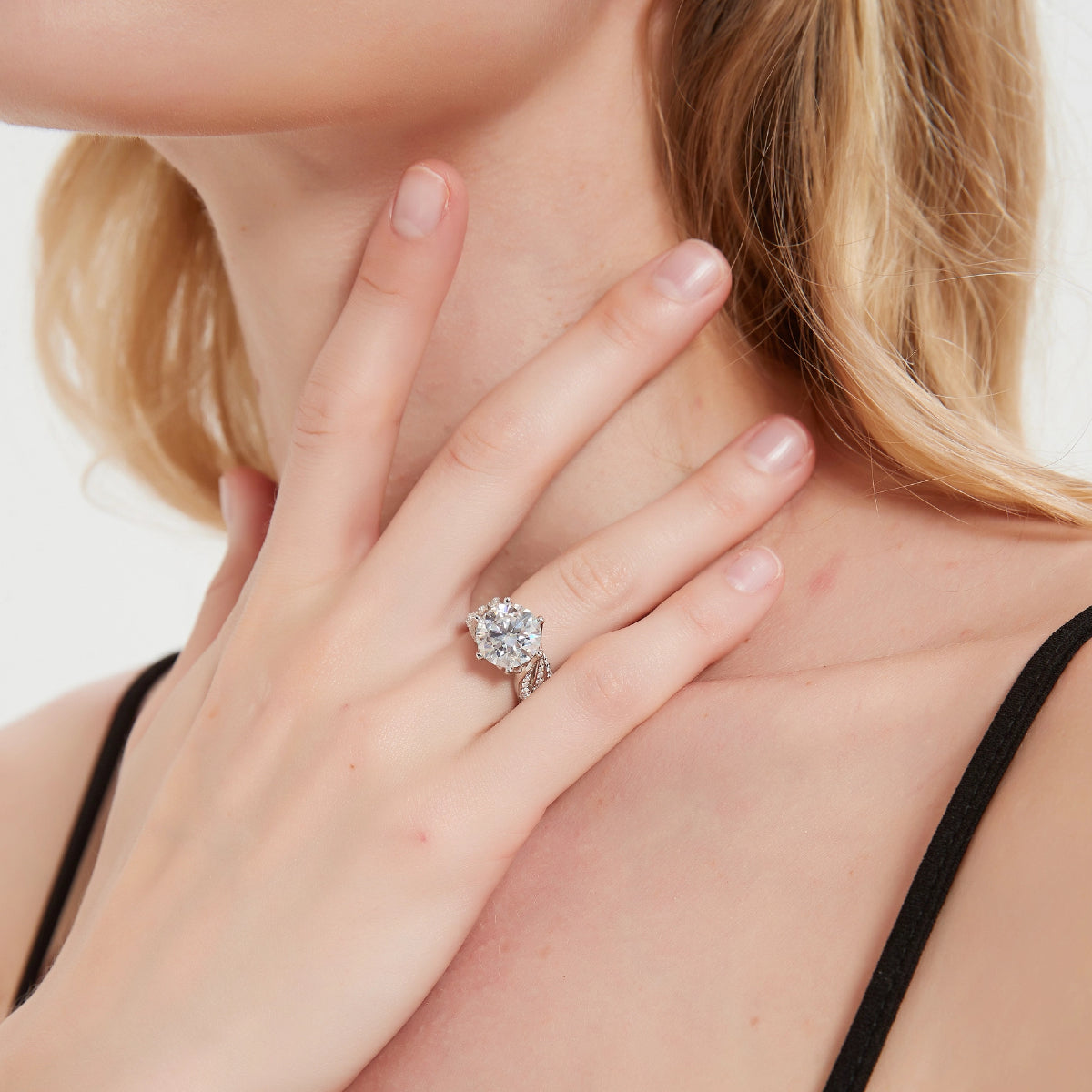 💖(ZADNJI DAN RAZPRODAJE - 80 % POPUSTA) Diamantni prstan z magnetnim moissanitom DIYSTARTM 💍-SI