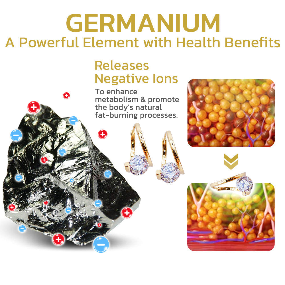 (ZADNJI DAN RAZPRODAJE - 60% POPUST) ❤️ Uhani iz germanija Lymphvity MagneTherapy-SI