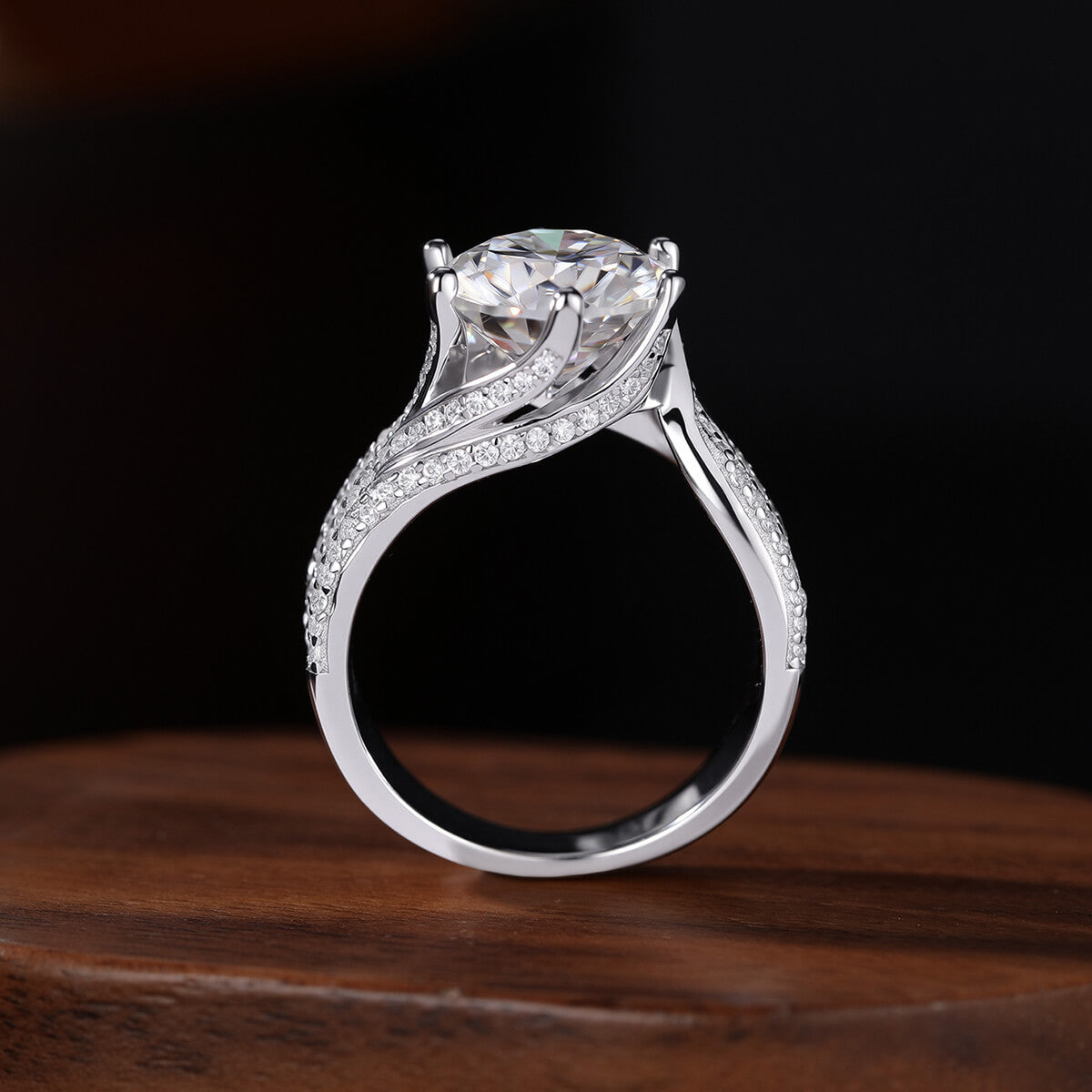 💖(ZADNJI DAN RAZPRODAJE - 80 % POPUSTA) Diamantni prstan z magnetnim moissanitom DIYSTARTM 💍-SI