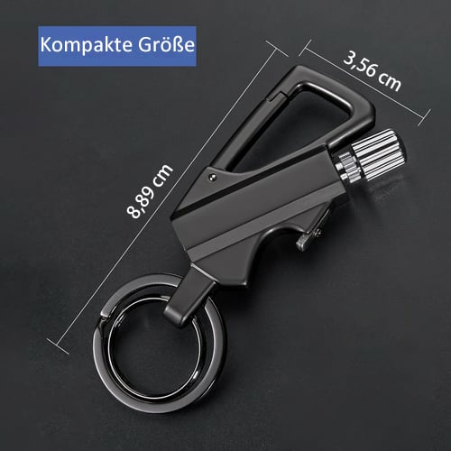 🔥Πολυλειτουργικό μπρελόκ με επαναχρησιμοποιούμενο ανοιχτήρι μπουκαλιών🔥Το εργαλείο σας για καθημερινή παραγωγικότητα-SI 