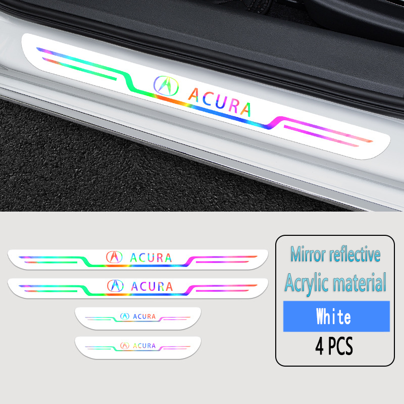 ✨Akrilinės lazerinės automobilių apsaugos nuo užsiteršimo durelių slenksčių juostelės🎉4 vnt.🎉-LT