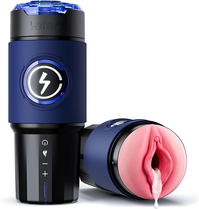 EINSEO moški masturbator seks igrače za moške - moška igračka za božanje s 360° ogrevanjem, 5 hitrostmi za gladke oralne gibe, tihi brezkrtačni motor, masažni žep z vaginalnim rokavom