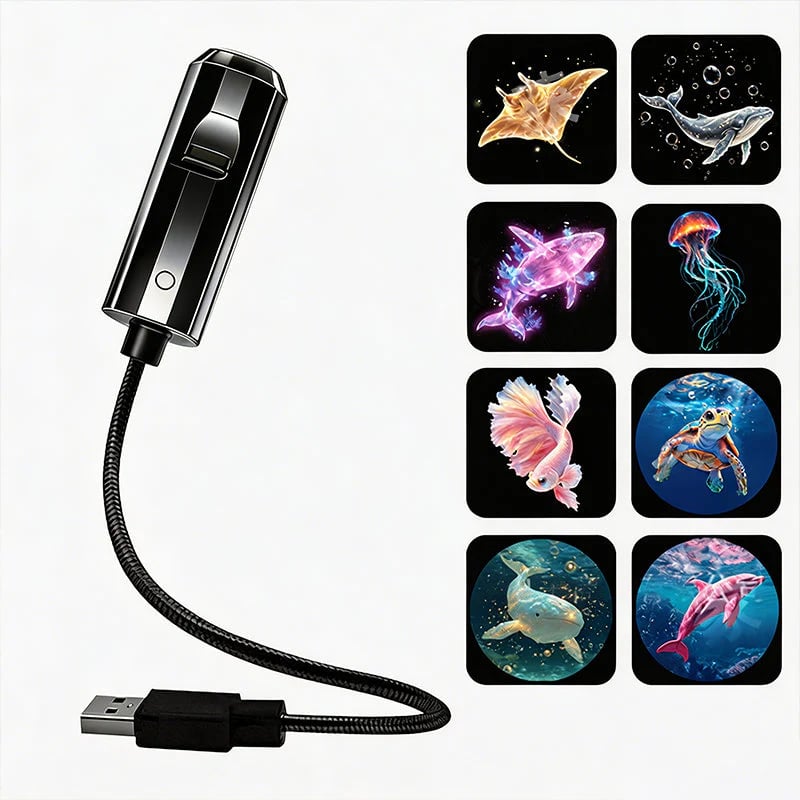 USB projektor Galaxy in nočna lučka Luna-SI