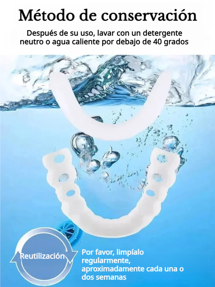 Simulación de blanqueamiento de protesis ajustables μέσω snap-on 