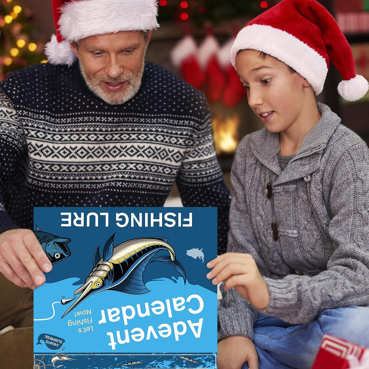 🎣 Adventni koledar za ribištvo 2025 (omejena izdaja) – dnevno presenečenje v obliki vrhunskih ribiških zakladov-SI