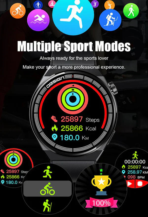 ⌚GT8 sportinis išmanusis laikrodis 