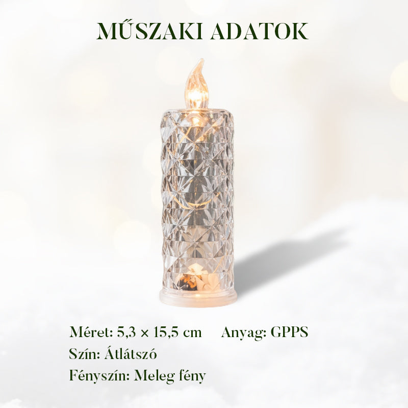 【✨1+2 Δωρεάν】Ρομαντικά κεριά LED χωρίς φλόγα με μπαταρία-GR