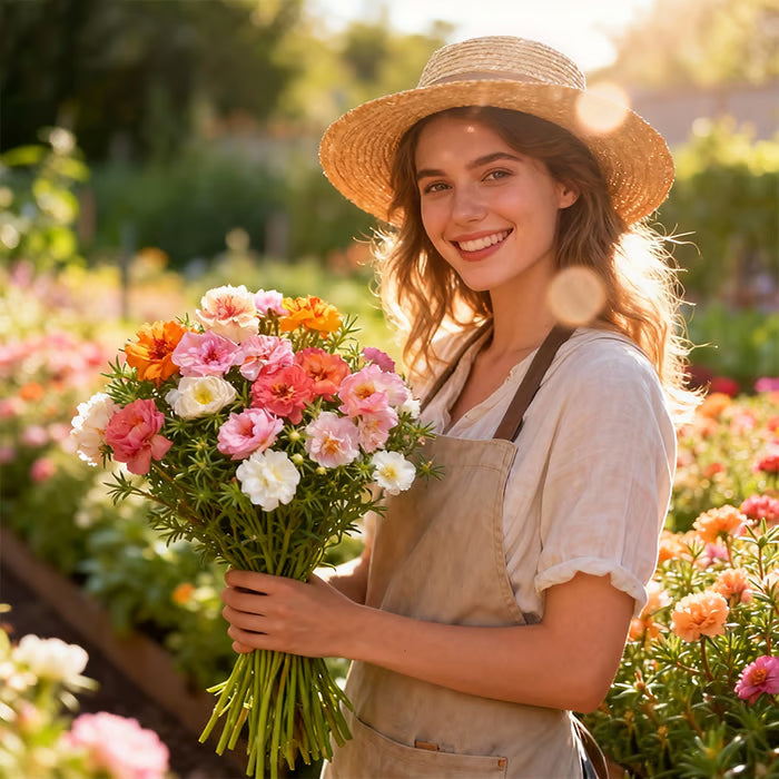 💫🌸KUPI 1, DOBI 1 GRATIS | Mahovna vrtnica🌿Semena trajnic z dodatkom za rast rastlin-SI