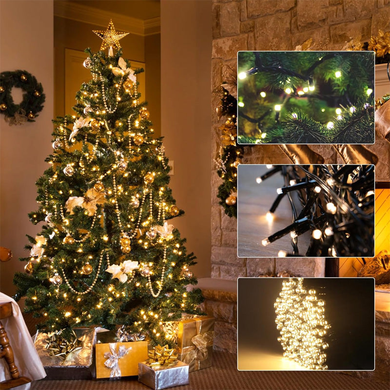 🎄 Φωτιστικό LED για χριστουγεννιάτικο δέντρο σε σχήμα πεντάκτινου αστεριού 🎄-SI 