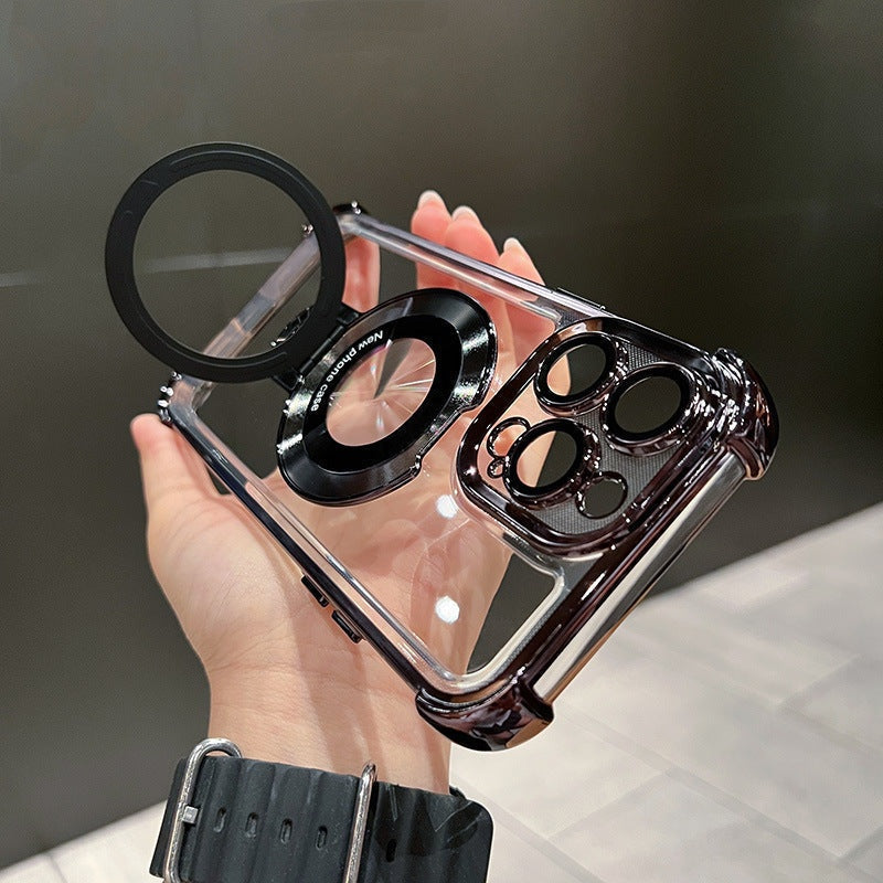 Funda anticaídas con soporte magnético para iPhone-ES