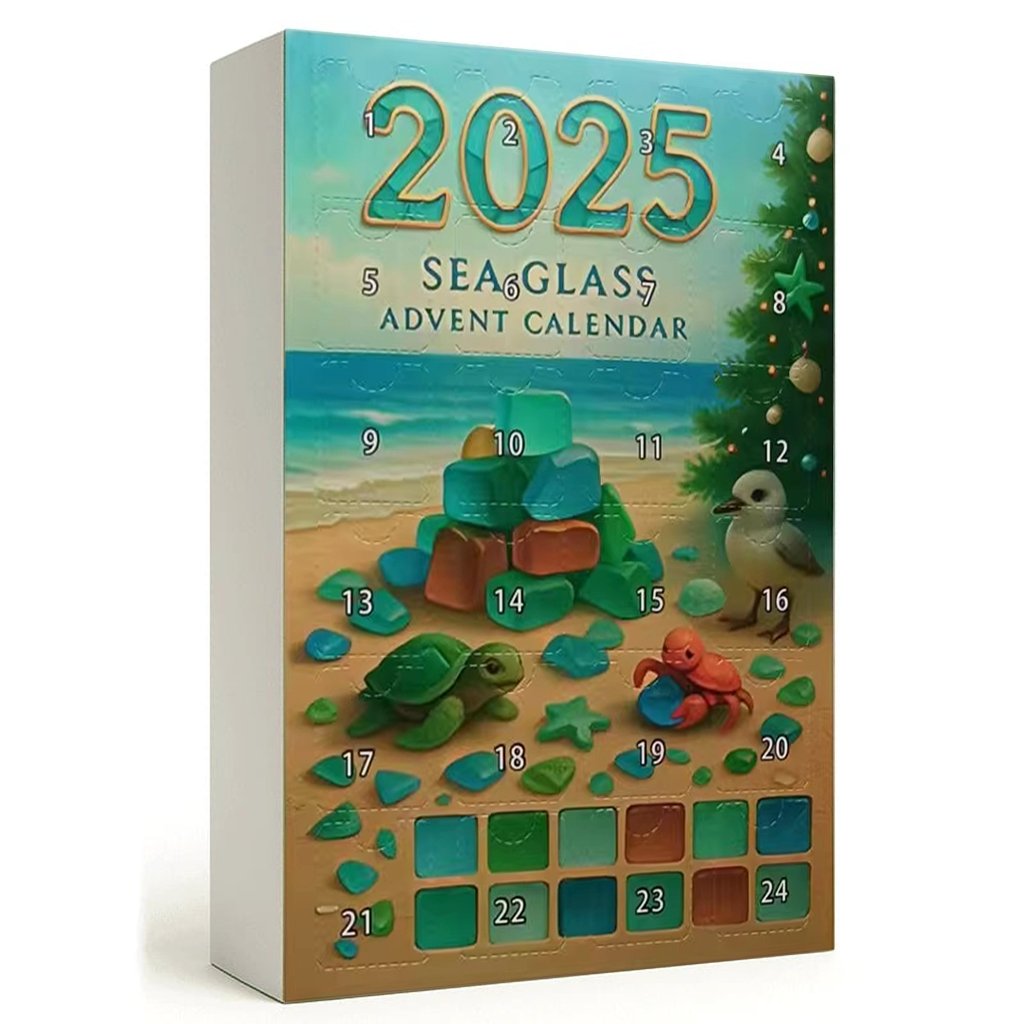 🌊✨Ακρυλικό Ημερολόγιο Advent με Εφέ Χριστουγεννιάτικου Δέντρου 🎄❄️SI