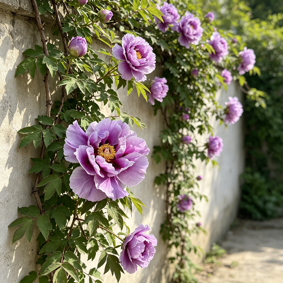 🌸 Reti vijokliniai bijūnai🪴 Dideli, dvigubi žiedai, atsparus šalčiui daugiametis augalas, lengvai auginamas, mėgstamas sodo augalas-LT