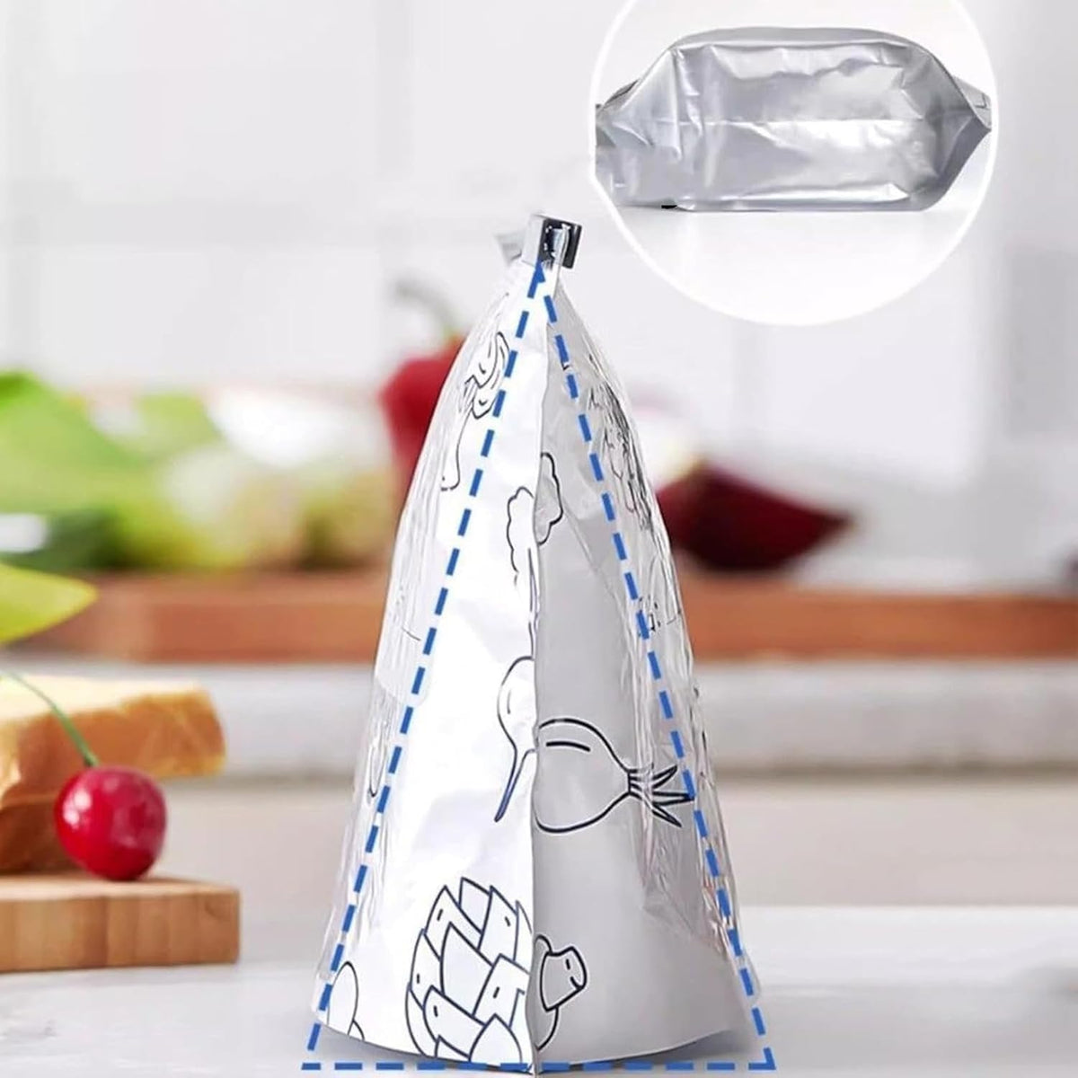 Bolsas de aluminio reutilizables para conservar la frescura: ¡el nuevo mejor amigo de tu cocina! 🍴✨-ES