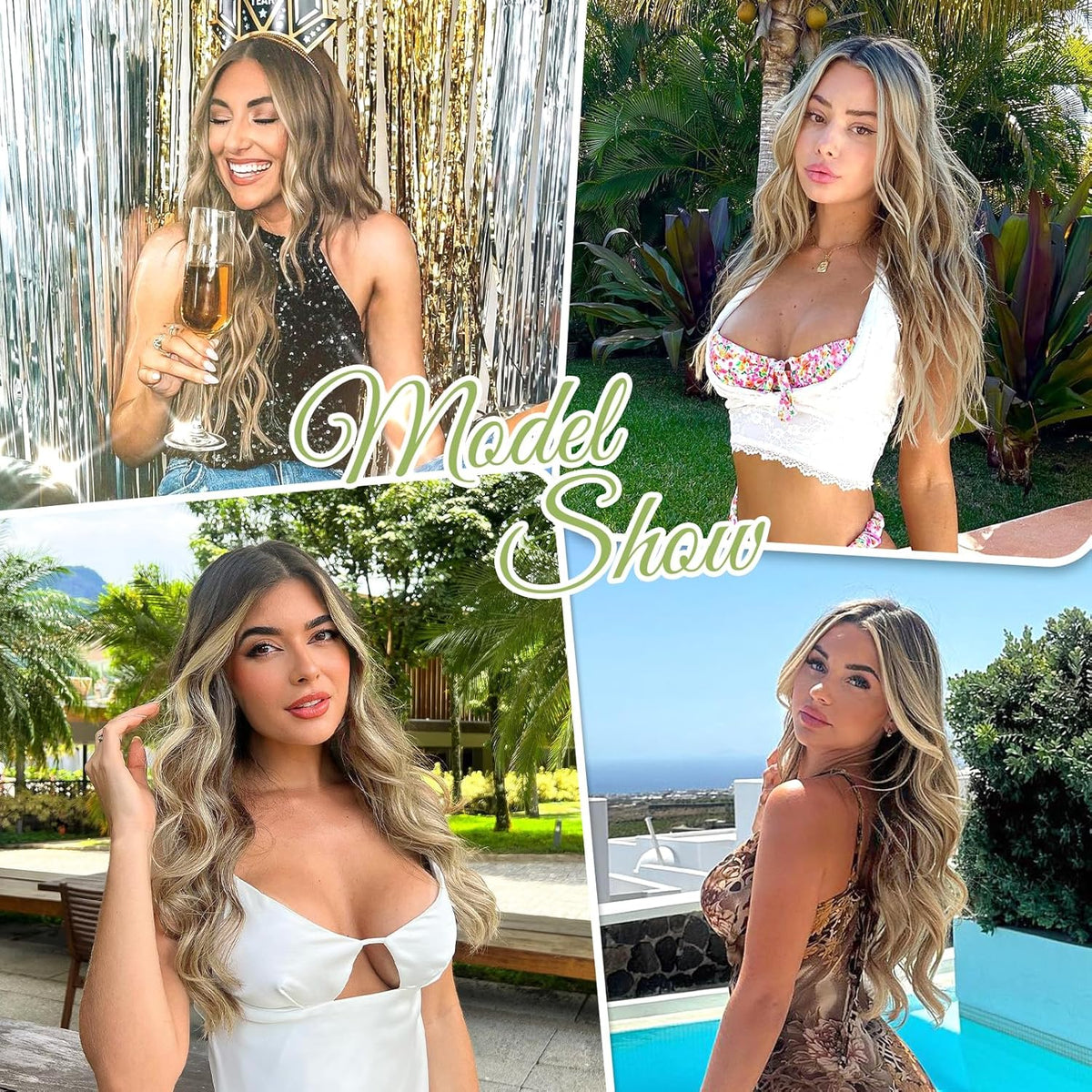 💖 ΤΩΡΑ 50% ΕΚΠΤΩΣΗ! 💁 Γυναικεία μακριά κυματιστή περούκα με ντεγκραντέ - φυσική εμφάνιση, ρυθμιζόμενο καπέλο, ανθεκτικές στη θερμότητα ίνες για καθημερινό styling 🌟📦-SI
