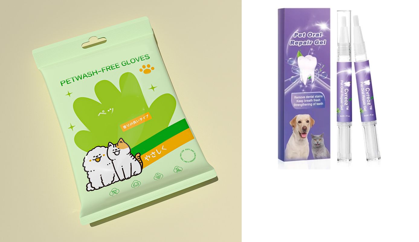 🐶Γάντια καθαρισμού και αποσμητικού για κατοικίδια που ξεπλένονται λιγότερο - SI