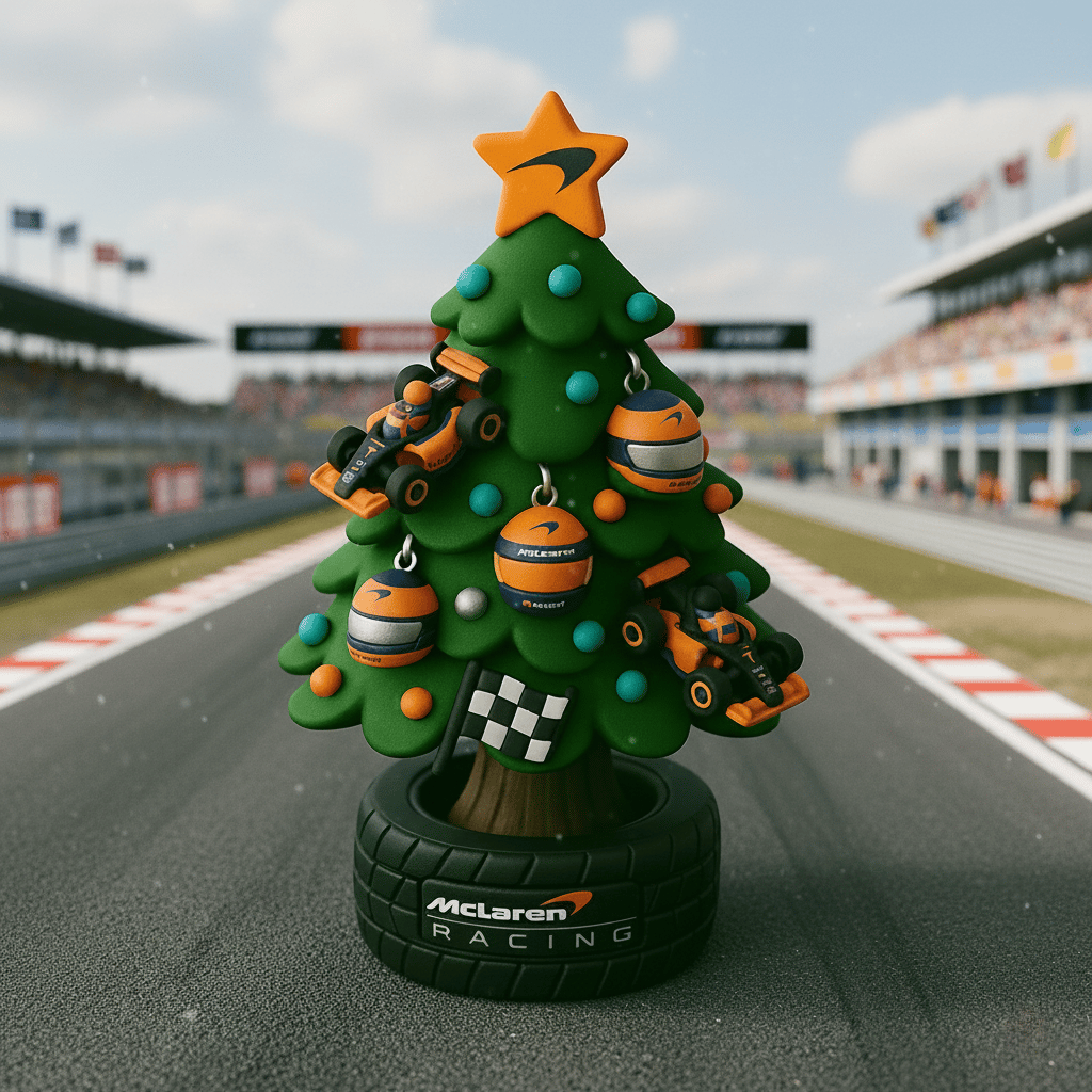 🎄🏎️ Miniaturno božično drevo v slogu ekipe F1-SI
