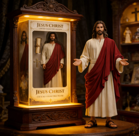 (🎁Zadnji dan 50 % popusta)🙏✝️Figura Jezusa Kristusa v omejeni zbirateljski izdaji v merilu 1/6-SI