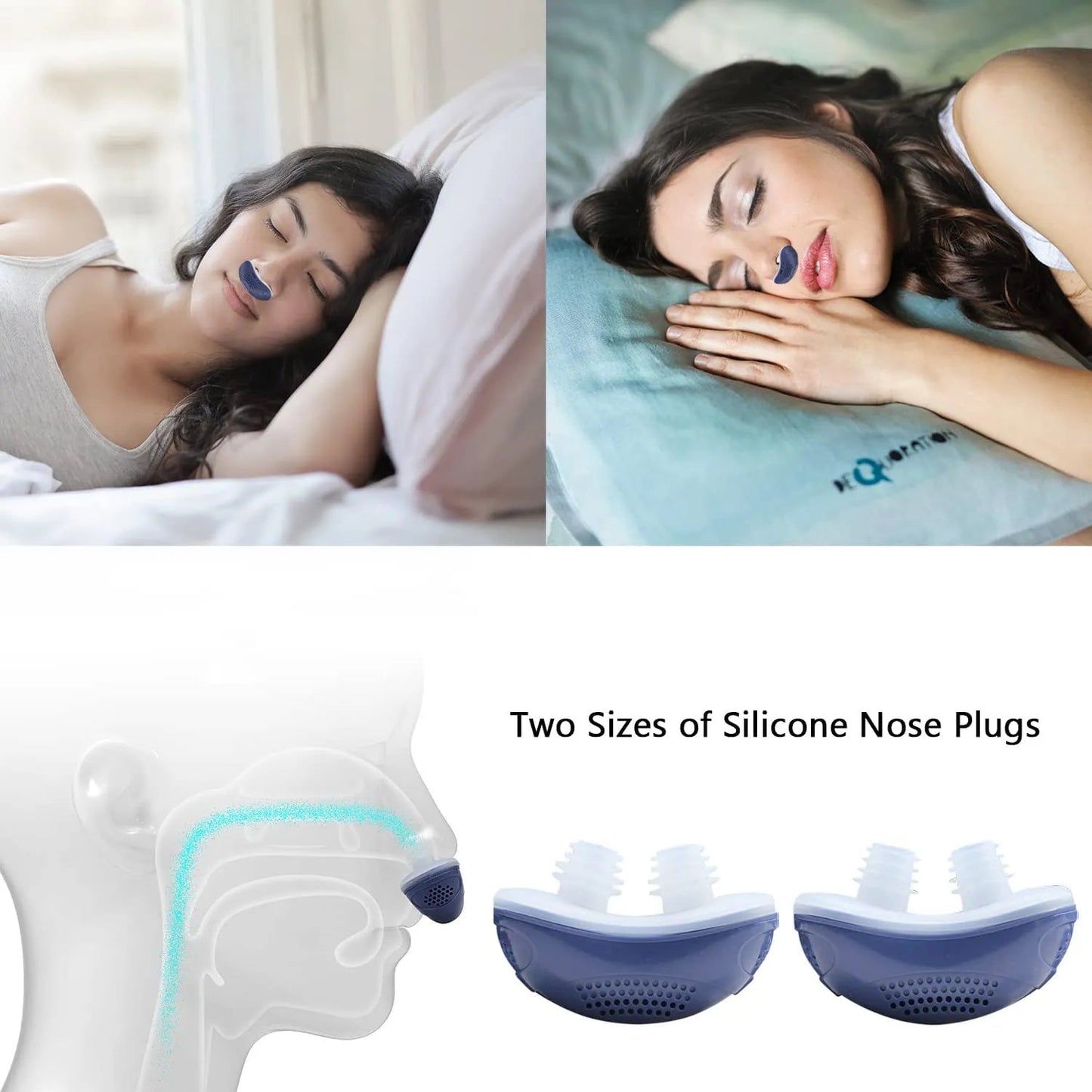 Nov mini CPAP aparat brez cevi, brez maske, ventilator proti smrčanju-SI