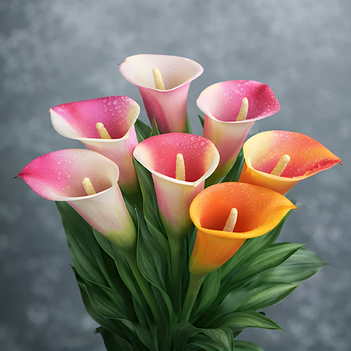🌷Μυστηριώδης Κρίνος Aurora Calla-GR