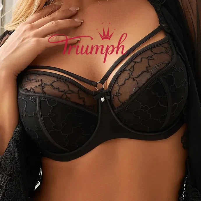 💖Σετ 3 τεμαχίων ✨Σουτιέν Comfort Plus Size χωρίς τιράντες-GR 