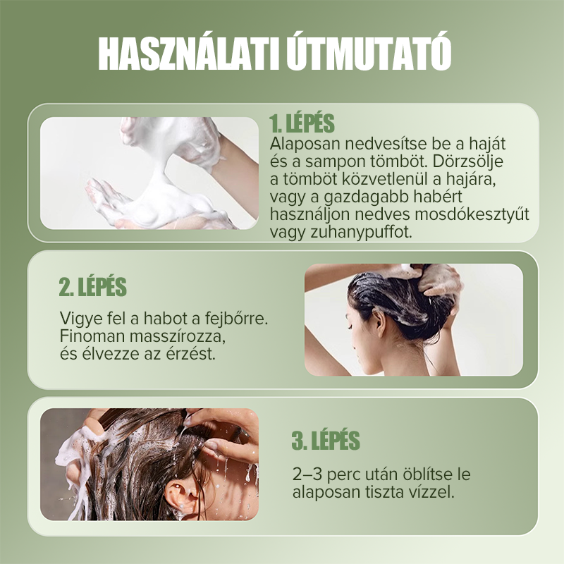 🌿 Naravni trd šampon za krepitev las 🌱🥰--SI