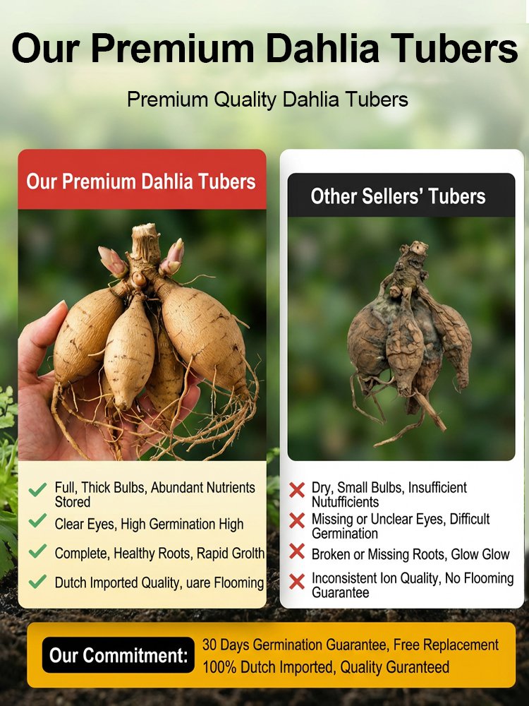 【Base Direct Sales】Four Seasons Blooming Double Dahlia Bulbs-GR