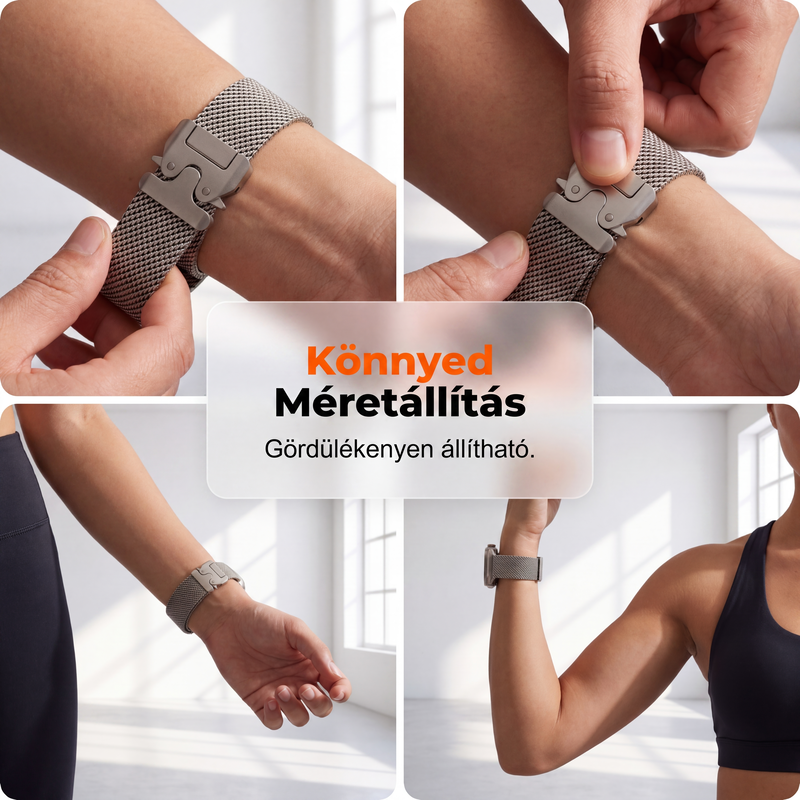⌚Pašček za uro iz mrežastega jekla – za Apple Watch-SI