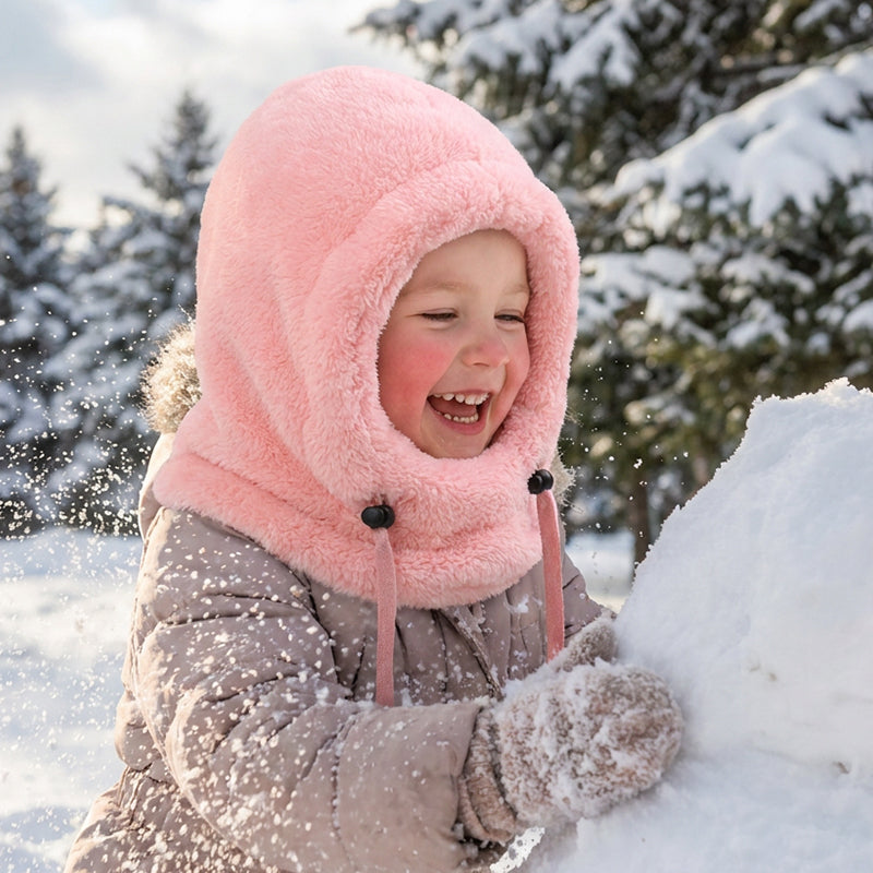 🔥 50% NUOLAIDA 🔥 Vėjui neperšlampama ir izoliuojanti dviračių šalmo vaikams – šilta, kvėpuojanti ir patogi žiemai 🚴❄️-LT