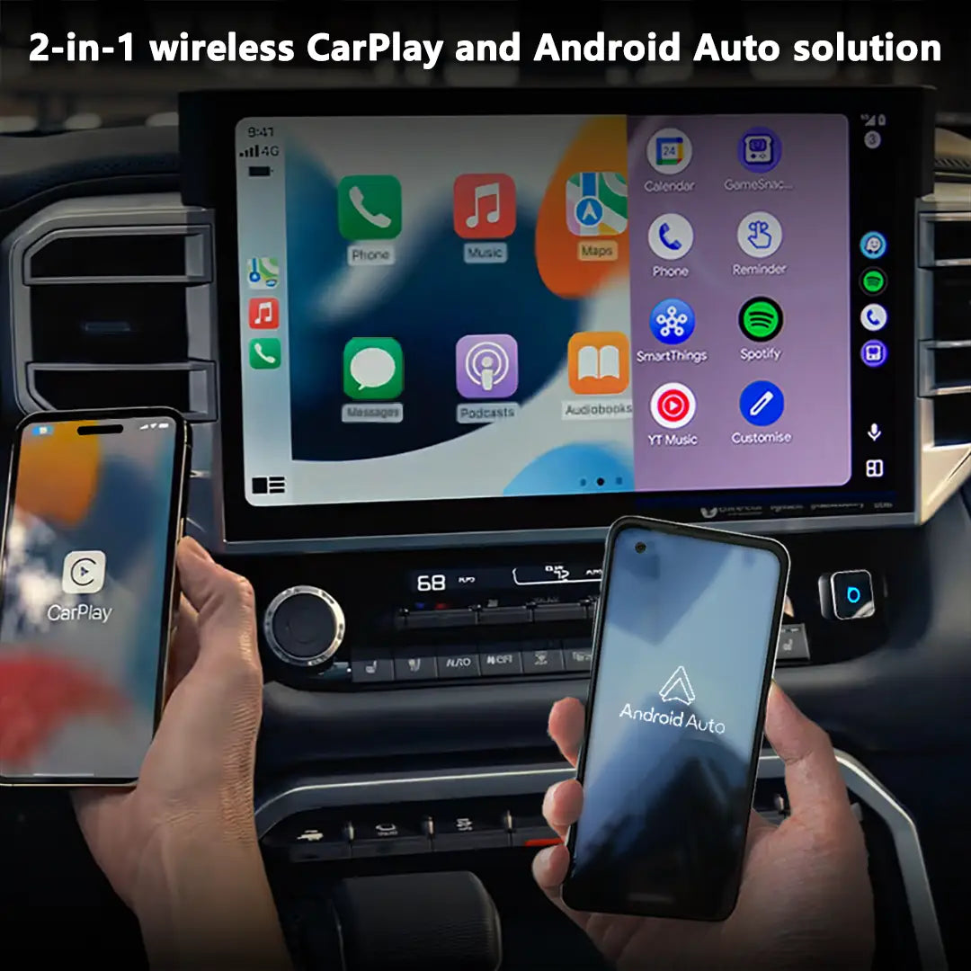 Ασύρματος προσαρμογέας Ottocast Mini 3.0 Ultra Cube CarPlay για Android Auto-SI