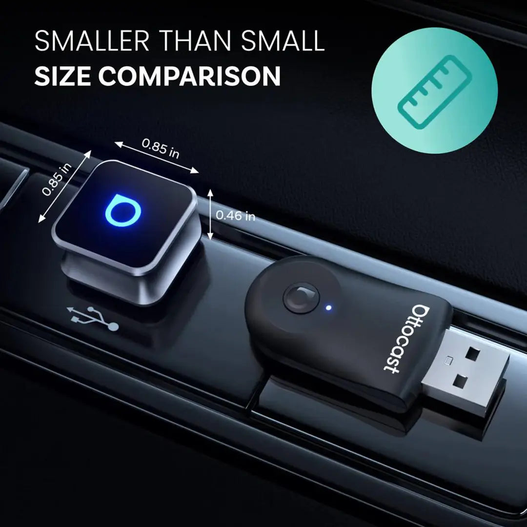 Ασύρματος προσαρμογέας Ottocast Mini 3.0 Ultra Cube CarPlay για Android Auto-SI