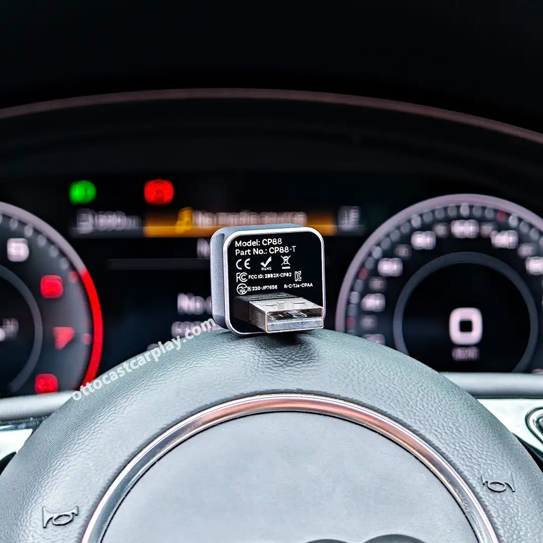 Ασύρματος προσαρμογέας Ottocast Mini 3.0 Ultra Cube CarPlay για Android Auto-SI