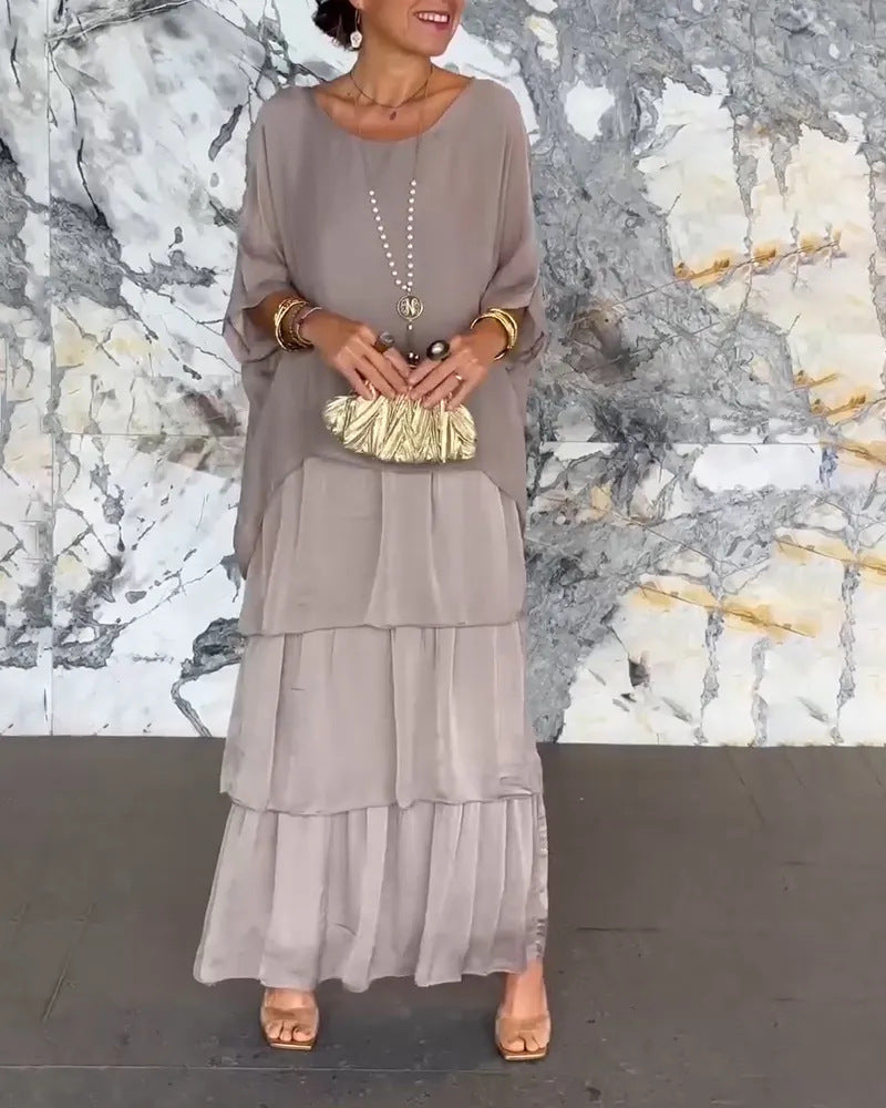 💕Καυτές εκπτώσεις για την Γιορτή της Μητέρας - φαρδιά φορέματα σε καλλιτεχνικό στυλ💕-SI 