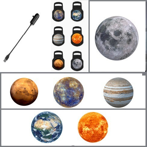 USB projektor Galaxy in nočna lučka Luna-SI