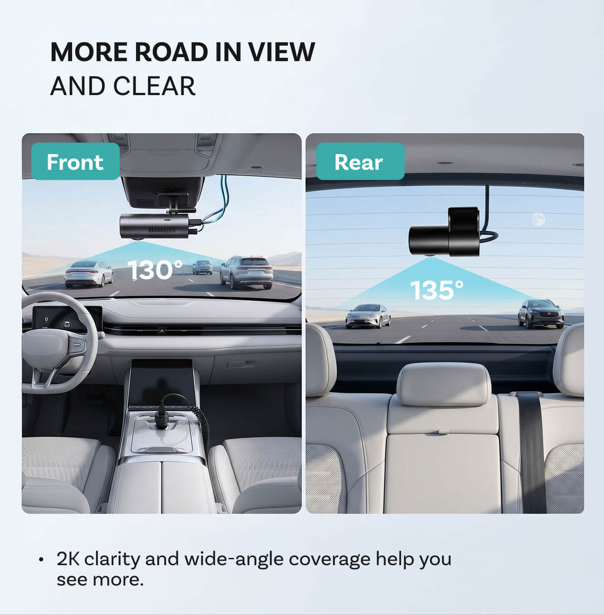 OttoSafe Cam 3-v-1 dvojna kamera za armaturno ploščo in brezžični adapter CarPlay-SI