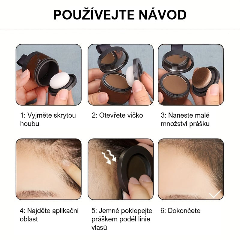 🎉Plaukų linjos pudra akimirksniu paslepia plaukų slinkimā-LT