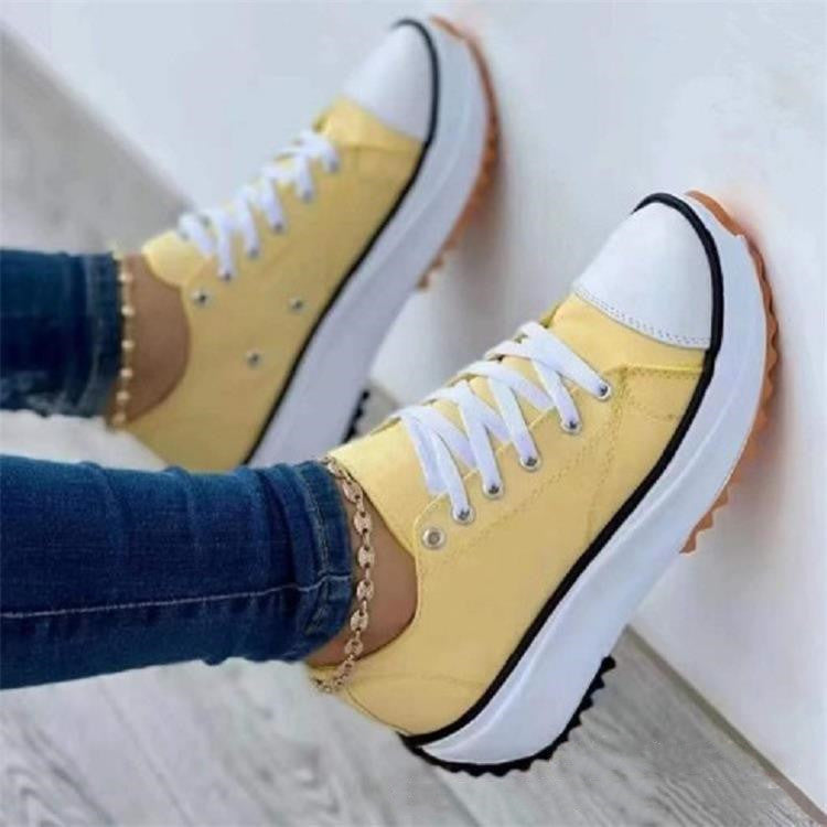 💝Ribotas išpardavimas su 50% NUOLAIDA🔥🔥Γυναικείο suvarstomi platforminiai sportbačiai su kulnais-LT