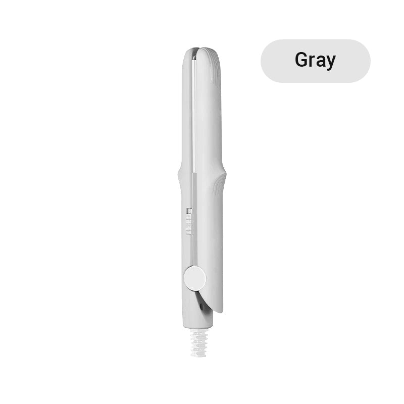🔥2-in-1 mini garbanojimo geležis ir plaukų lygintuvas 