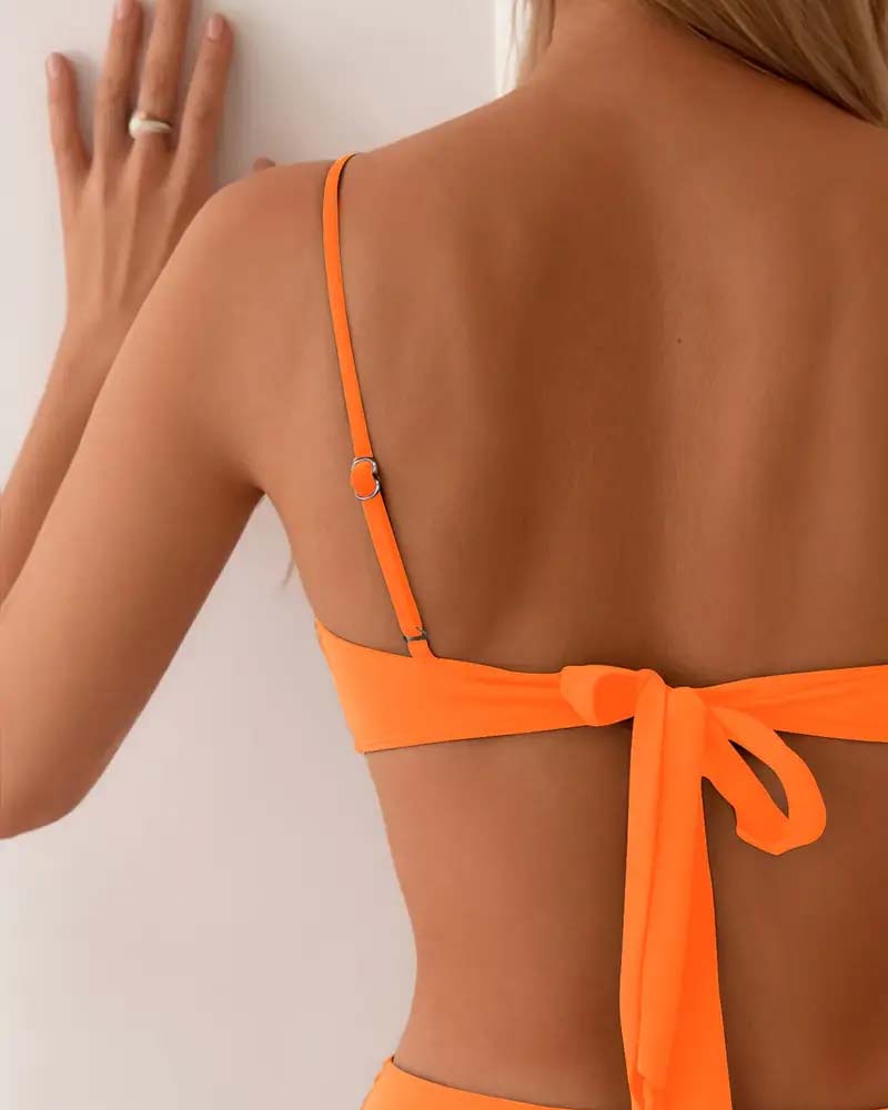 Seksualus, madingas dviejų dalių bikinis-LT