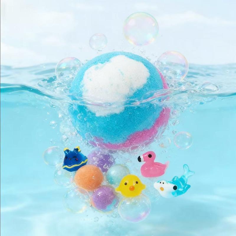 🔥🛁 Naravne kopalne bombe za otroke z mega mehurčki in presenečenjem v notranjosti 🥚✨12 kosov [1 paket]-SI