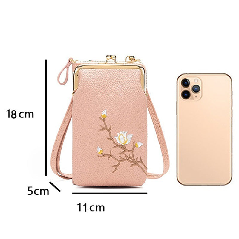🔥👛Ženska denarnica za mobilni telefon čez telo🌸-SI