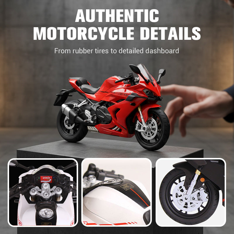 🔥Specialūs pasiūlymai – 1:12 mastelio motociklo modelis-LT